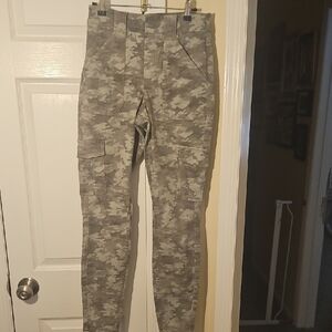NWT SPANX Gray Camouflage Pants